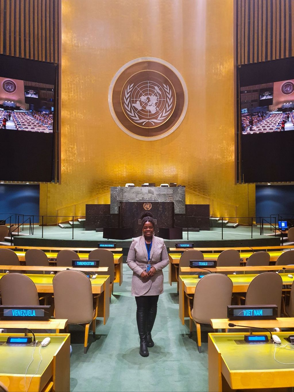 Nozizwe at the UN in New&nbsp;York